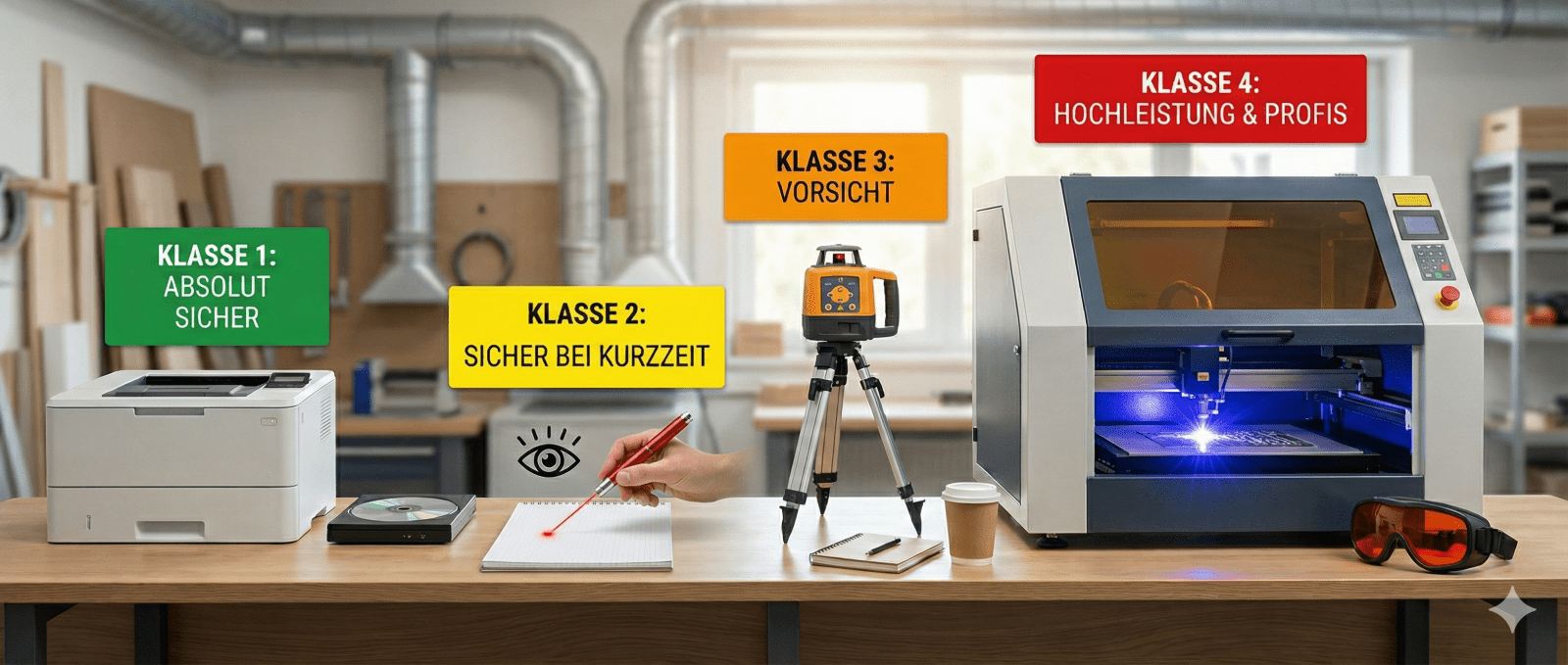 Laserklassen & Sicherheit – einfach erklärt für Anfänger - Laser Tattoo - exklusive Lasergravuren e.K.