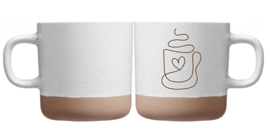 tasse gravur kaffeetasse linienmotiv herz minimalistisch kaffee design