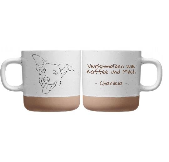 360ml Keramik Tasse personalisiert - gestalte frei dein Wunschdesign - Laser Tattoo - exklusive Lasergravuren e.K.