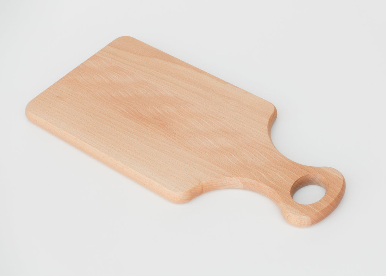 Paddle Board aus Buche 35 x 17 cm mit Griff