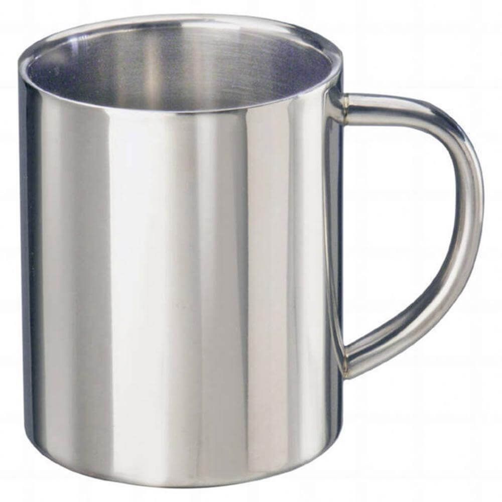 Edelstahlbecher mit Gravur 0,4l glänzend
