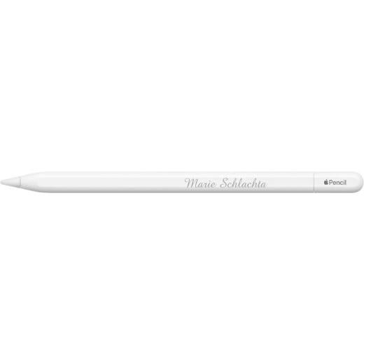 Apple Pencil (2. Generation / USB-C) gravieren lassen – Lasergravur - Laser Tattoo - exklusive Lasergravuren e.K.