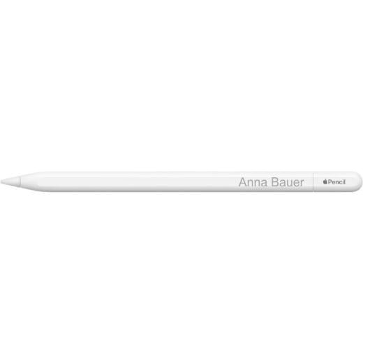 Apple Pencil (2. Generation / USB-C) gravieren lassen – Lasergravur - Laser Tattoo - exklusive Lasergravuren e.K.
