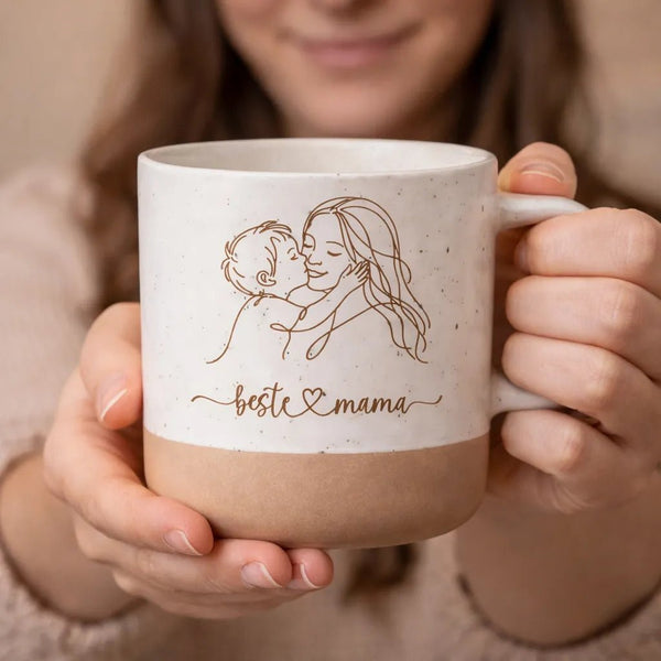 Geschenk für Mama und Papa â€“ gravierte Tasse