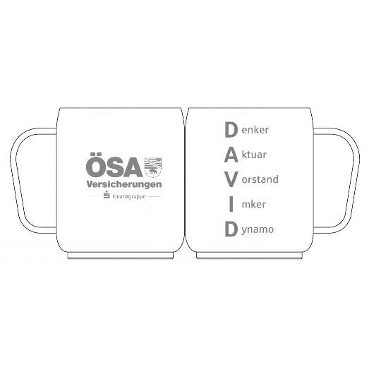 dunkelgrüner Thermobecher 350 ml mit Keramik - Innenbeschichtung | Doppelwandige Isolier - Tasse - Laser Tattoo - exklusive Lasergravuren e.K.