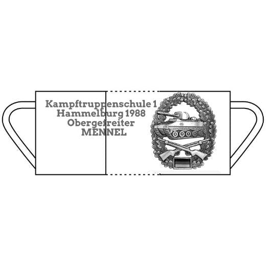 Edelstahlbecher mit Gravur | 0,3l Thermobecher matt/gebürstet - Laser Tattoo - exklusive Lasergravuren e.K.