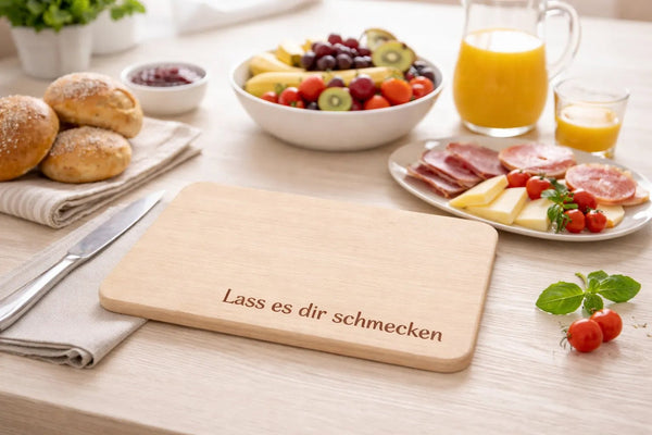 Brotzeitbrett mit Gravur