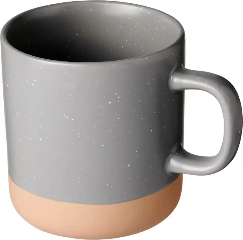 Keramik Tasse 360 ml – Modernes Design in Weiß, Grau oder Schwarz (ohne Gravur) - Laser Tattoo - exklusive Lasergravuren e.K.