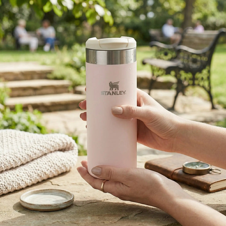 Stanley Aerolight Thermobecher 0,47L in Rose, auslaufsicher, hält 6h heiß