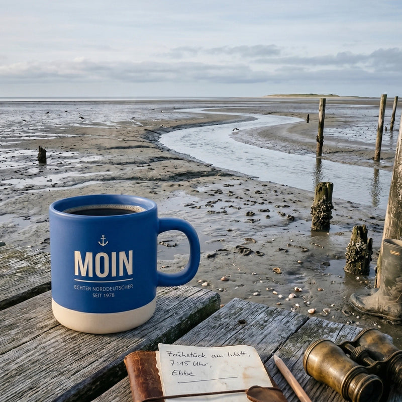 MOIN Tasse mit Lasergravur Detail Naturton-Effekt